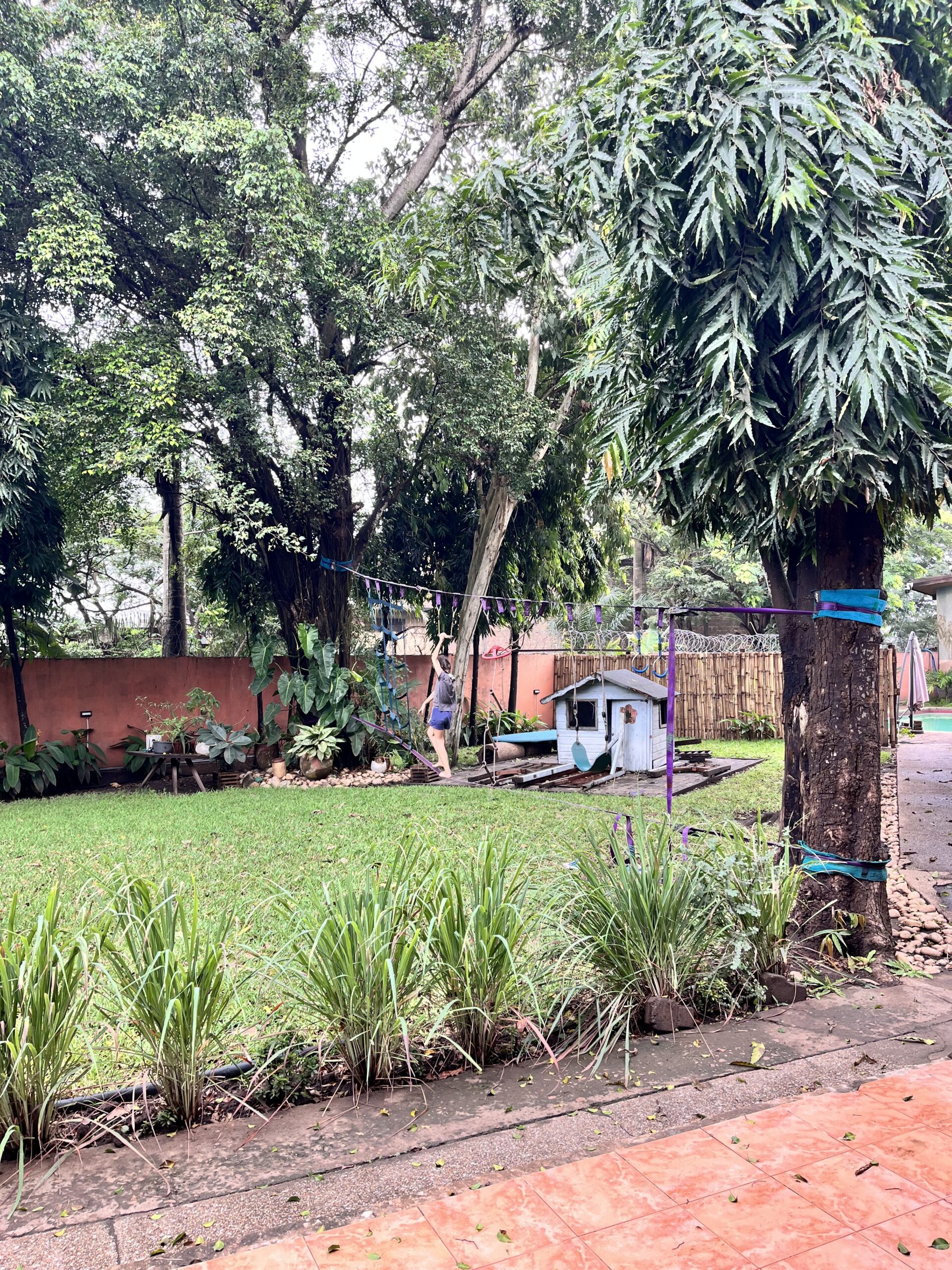 Green garden space