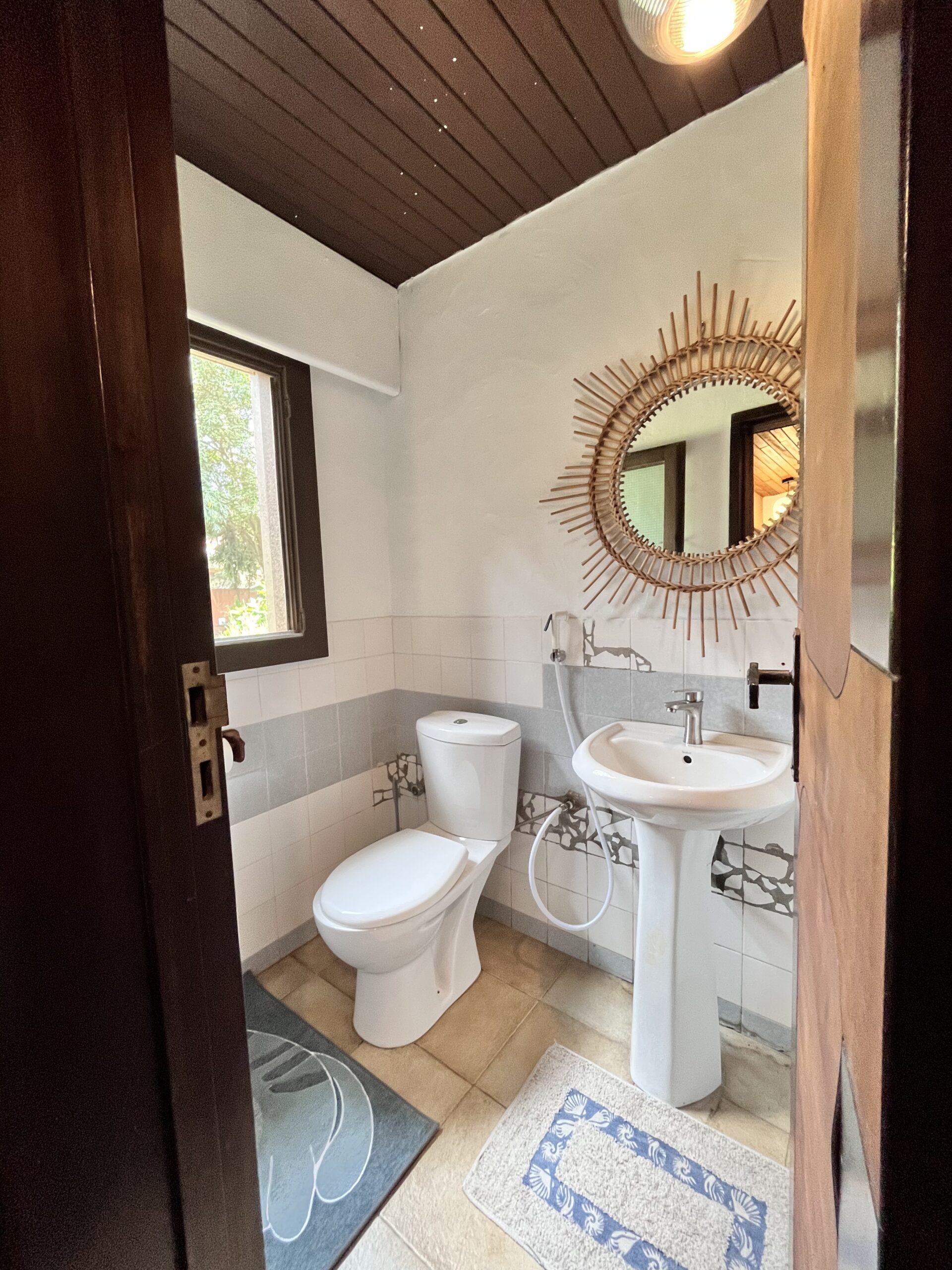 Library bathroom